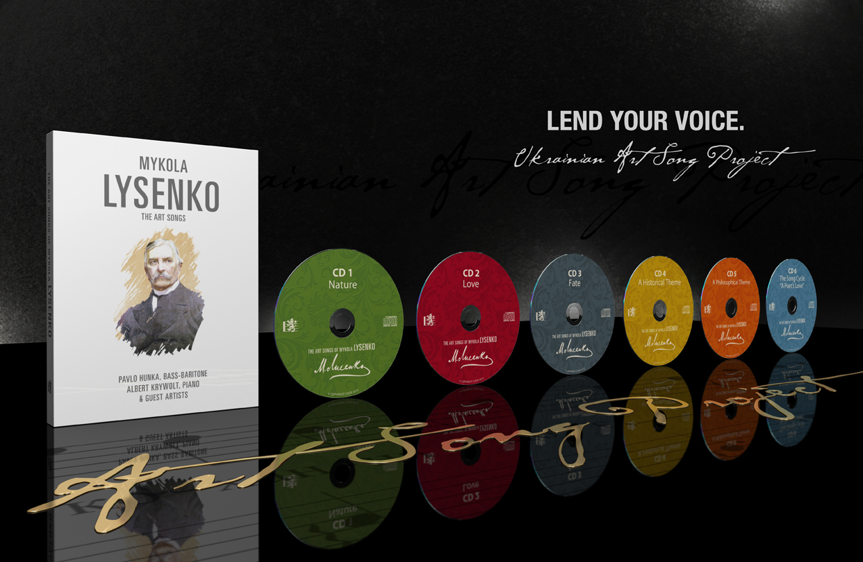 Mykola Lysenko - 124 Art Songs - 6 CDs - 6 hours' music!