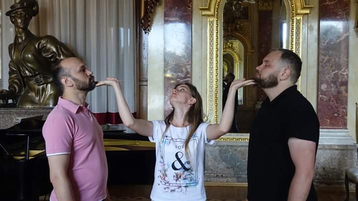 UASP Institute - 'Blossoms In The Valley' - Volodymyr Shahai, Solomiia Horodetska, Vadym Darchuk - Hall of Mirrors, Lviv Opera House, Ukraine - June 2019